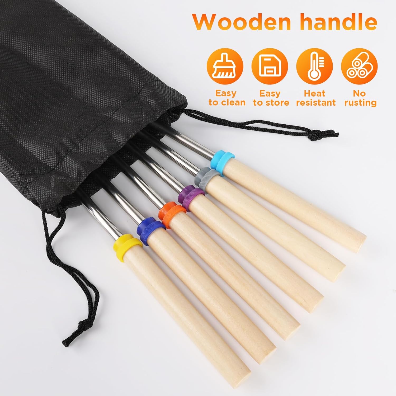 6Pcs Stainless Steel Telescopi - Corn Dog Stick review and price
